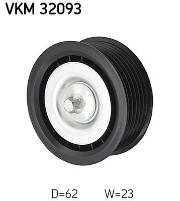 Galet enrouleur de courroie d'accessoire SKF ref. VKM 32093